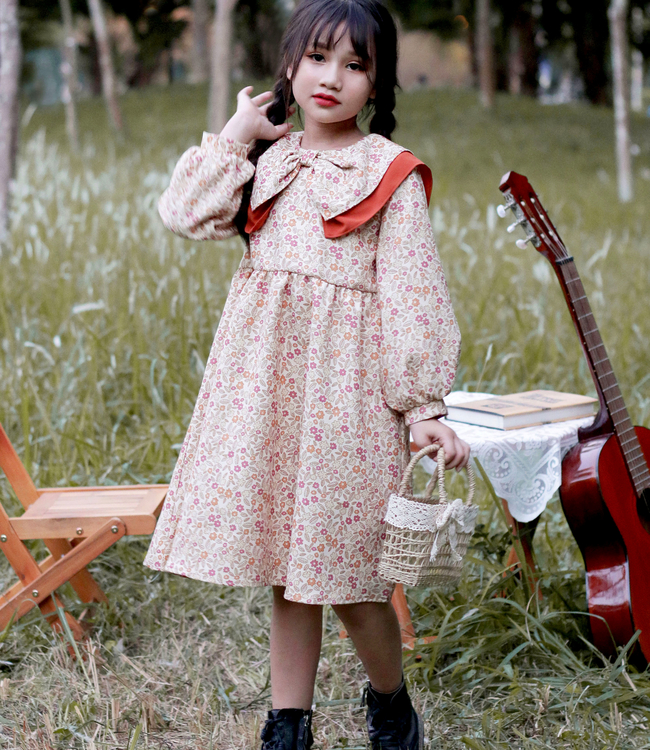 Giảm giá Váy đầm babydoll dáng ngắn tay phồng thắt nơ, thiết kế hở lưng  chất vải xốp phong cách Hàn Quốc - Mua Thông Minh